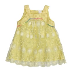 Vestido amarillo de encaje | 6m - 4y