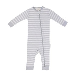 Pijama de lana merino con cremallera Woolbabe | Pebble