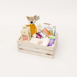 Caja de regalo personalizada de madera mediana