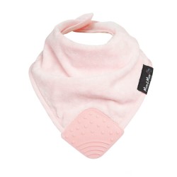 Babero bandana para la dentición | De 4 meses a 3 años | Rosa