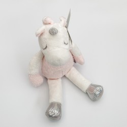 Peluche de unicornio rosa