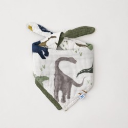Babero reversible con diseño de bandana | Dinosaurios