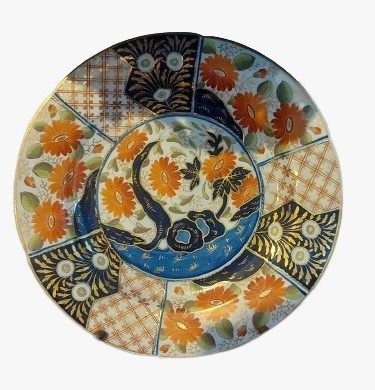 Platos Coalport de 1820: se revela el patrón Imari pintado a mano