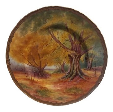 Platos de gabinete Royal Worcester de la década de 1950: el arte de la pintura a mano