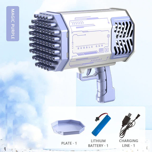 Divertida pistola de burbujas Bazooka