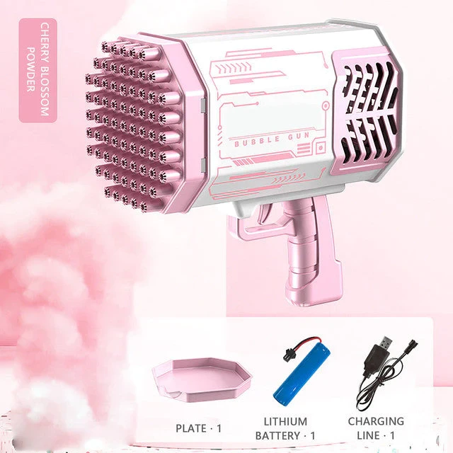 Divertida pistola de burbujas Bazooka