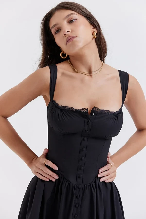 Vestido de verano negro
