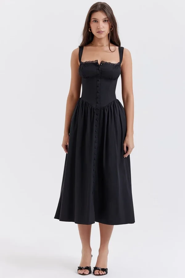 Vestido de verano negro