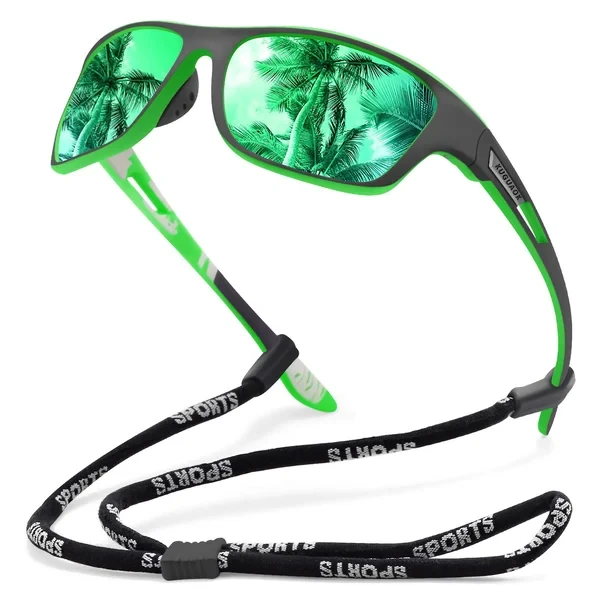 Gafas de sol deportivas para exteriores para hombre 2023 con lentes polarizadas antirreflejos