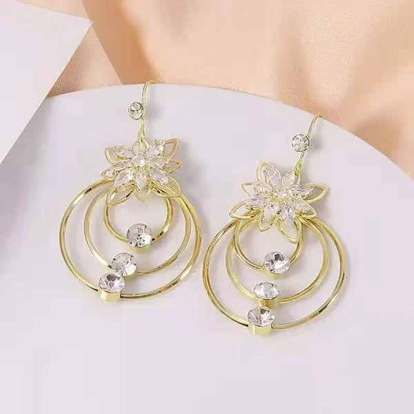 Pendientes Rosalba de estilo italiano