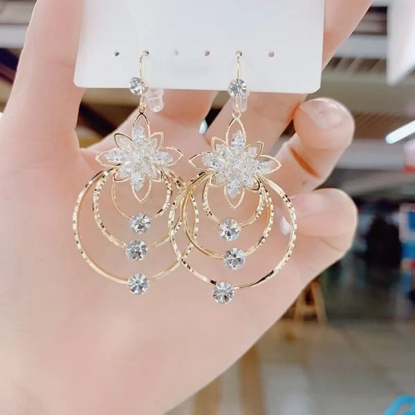 Pendientes Rosalba de estilo italiano