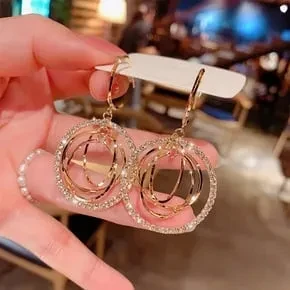 Pendientes Rosalba de estilo italiano