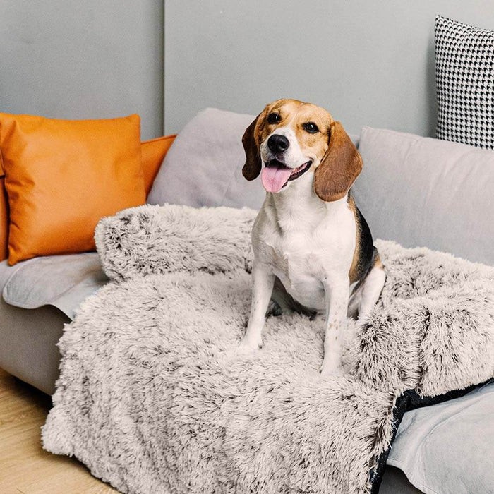 Protector de muebles calmante para cama de perro - Respaldo