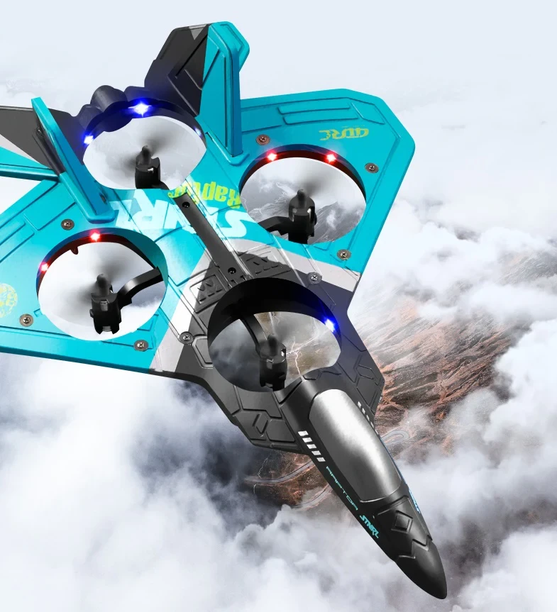 17 Drone 2.4G RC Avión de combate acrobático