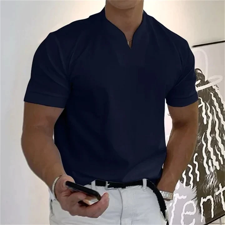 Camiseta deportiva de manga corta para caballeros y hombres