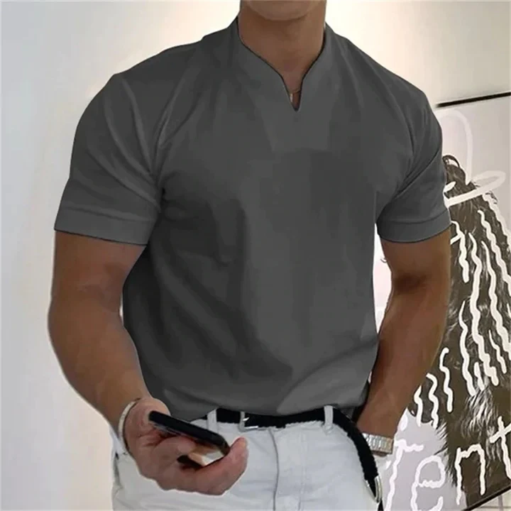 Camiseta deportiva de manga corta para caballeros y hombres