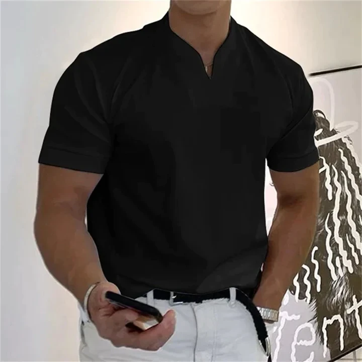 Camiseta deportiva de manga corta para caballeros y hombres