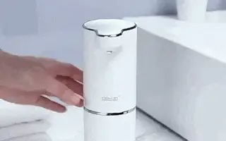 Dispensador automático de jabón