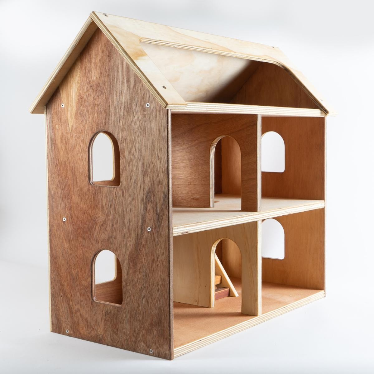 Casa de muñecas de madera | Hecha a mano