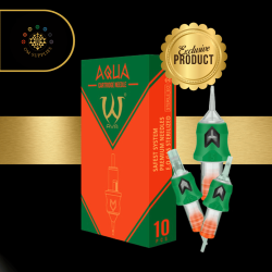 AVA AQUA Needle Cartridges – Round Shader – 10pc per box