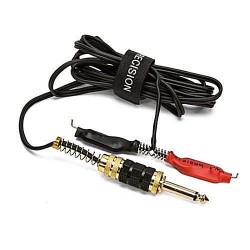 8′-Long Precision Clip Cord With 1/4″ Jack Mono Plug (Version 2)
