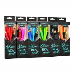 AVA Snake King 2.4m Silicone Tattoo RCA Cord