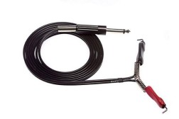 Eikon 6′ Long Black Clip Cord with 1/4″ Mono Plug