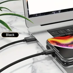 USB Data Synchronization Cable for iPhone 14/13/12/11 Pro Max, SE, X, 8, 7, 6, Charger Cable for iPad – High-Performance Charging Cord ( 2m/6.6ft/78inch )