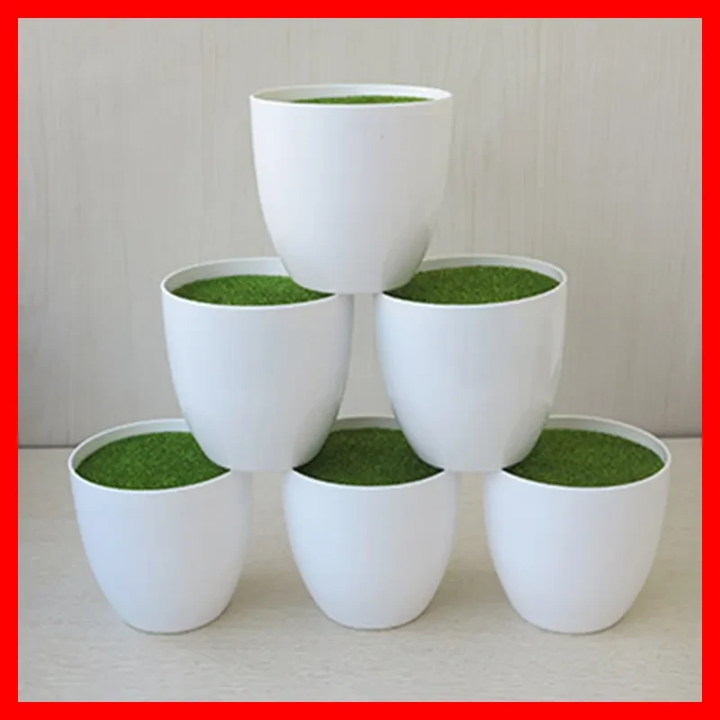 White Plant Pots