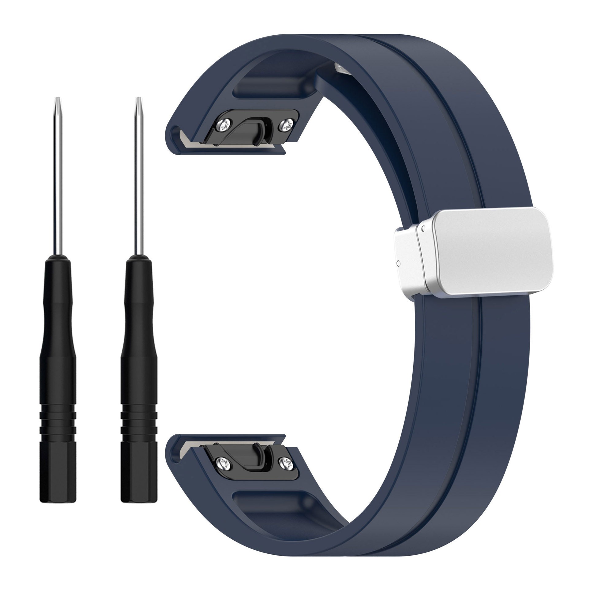Quick Release Silicone Strap Magnetic Folding Buckle