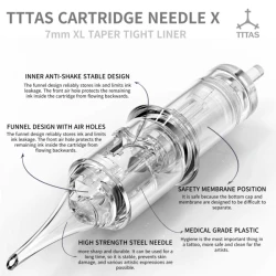 TTTAS Cartridge Needles – Round Shader