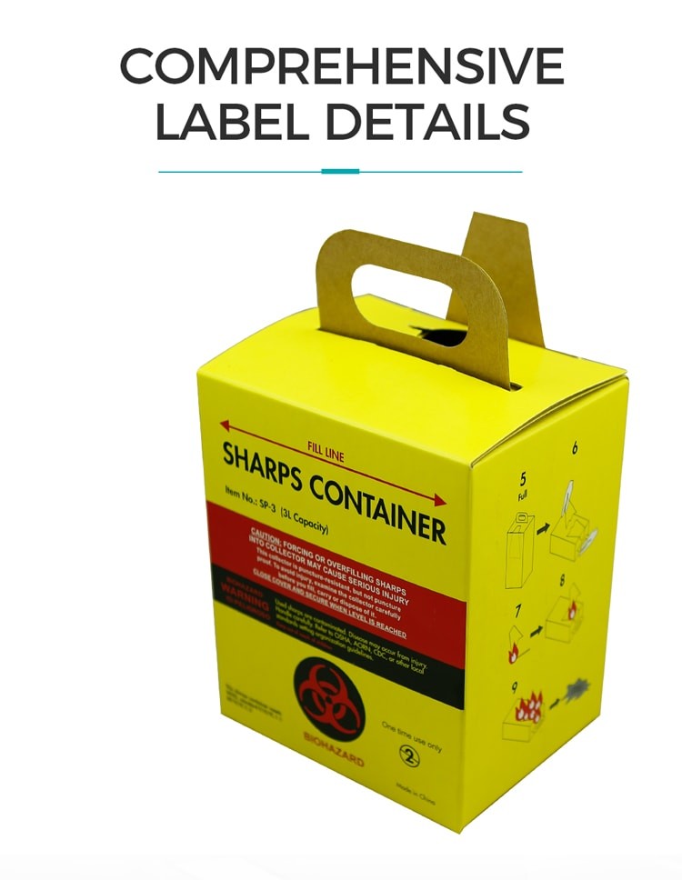 Eco Sharps Bins – Paperboard