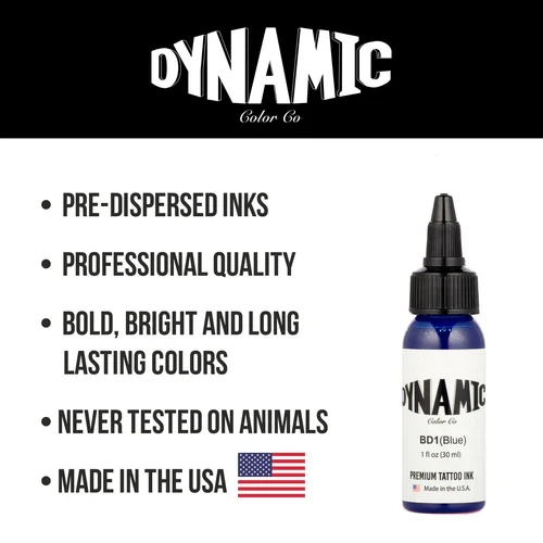 Dynamic Tattoo Ink Blue – 1 oz