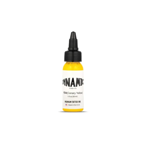 Dynamic Tattoo Ink Canary Yellow – 1 oz