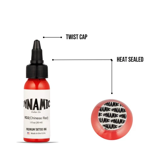 Dynamic Tattoo Ink Chinese Red – 1 oz