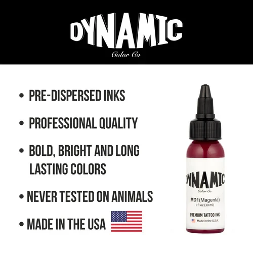 Dynamic Tattoo Ink Magenta – 1 oz