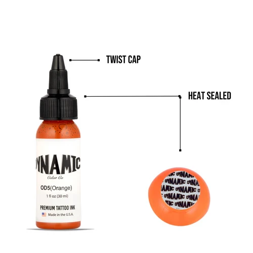 Dynamic Tattoo Ink Orange – 1 oz