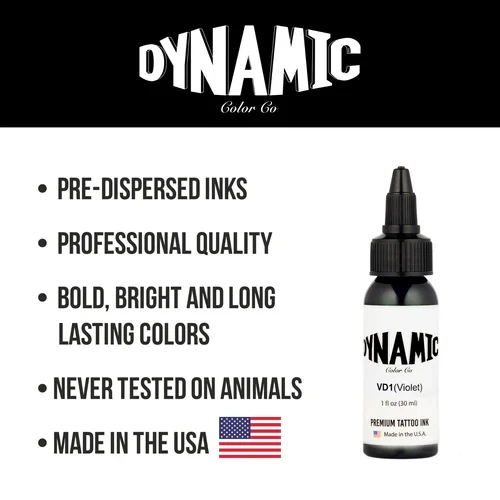Dynamic Tattoo Ink Violet – 1 oz