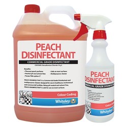 Whiteleys Viraclean Peach Disinfectant – Commercial Grade – 5 Litre