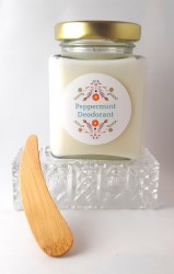 Peppermint Deodorant 100g (Natural) | NZ Handmade