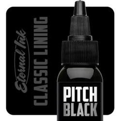 Pitch Black Lining— Eternal Tattoo Ink – 1oz