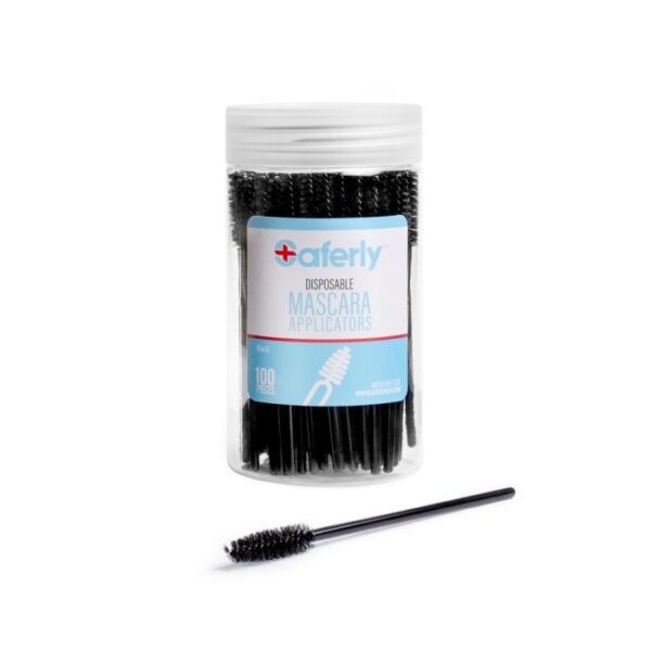 Saferly – Disposable Mascara Applicators – Tub of 100
