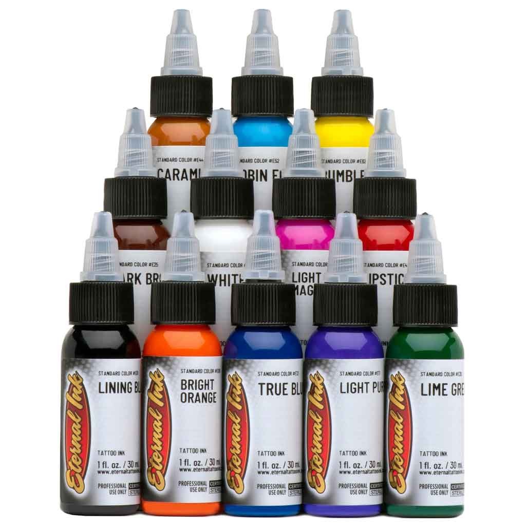 Sample Color Set of 12 – Eternal Tattoo Ink