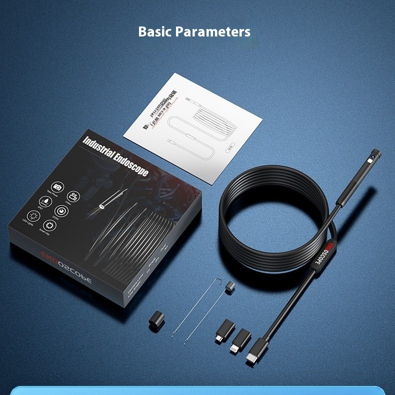 Single Dual Lens HD Type-c Three-in-one Mobile Phone Pipe Endoscope