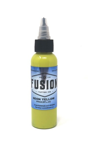 Neon Yellow – Fusion Tattoo Ink