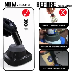 Tattoo Ink Bottle Mixer – Mini Vortex Mixer – Wireless – 10000RPM