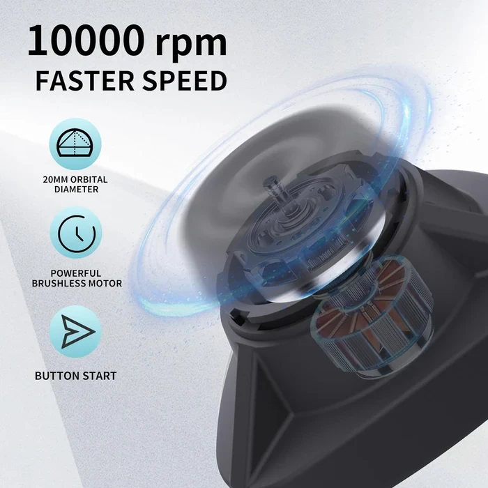 Tattoo Ink Bottle Mixer – Mini Vortex Mixer – Wireless – 10000RPM