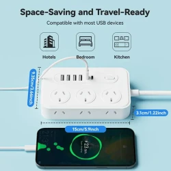 12-in-1 Power Strip - Multi Outlet