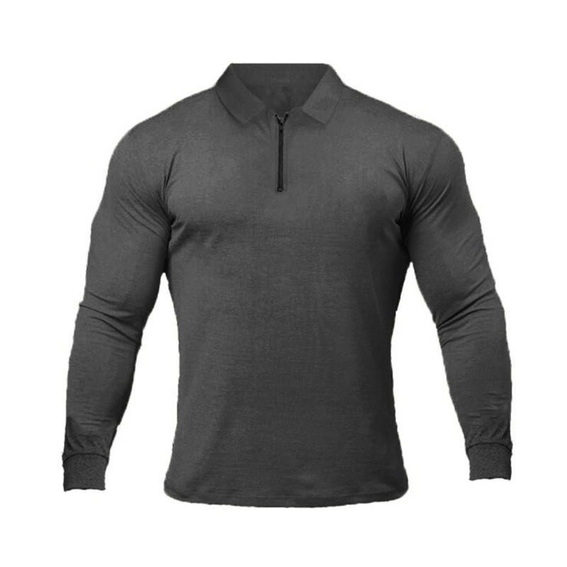 Camiseta deportiva informal de manga larga para hombre