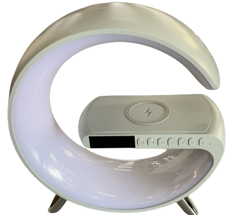 Luz LED que cambia de color | Reloj despertador con lámpara encendida